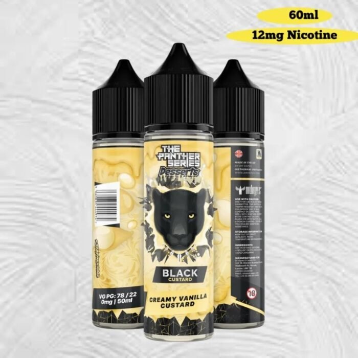 Dr Vapes 12mg Vape Liquid Black Custard