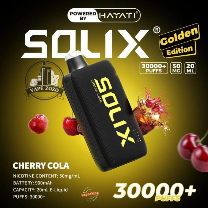 Hayati Solix 30000 Puffs Disposbale Cherry Cola