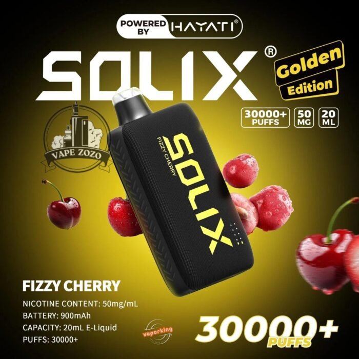 Hayati Solix 30000 Puffs Disposbale Fizzy Cherry