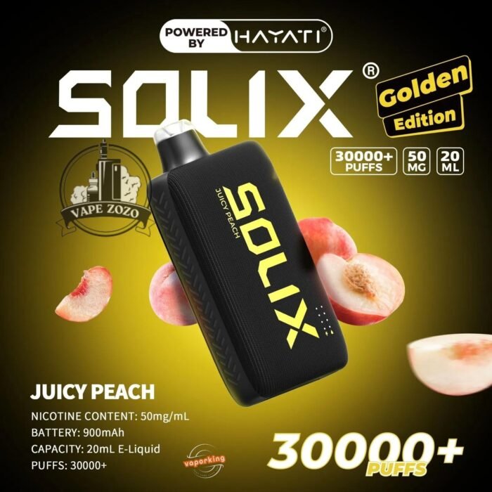 Hayati Solix 30000 Puffs Disposbale Juicy Peach