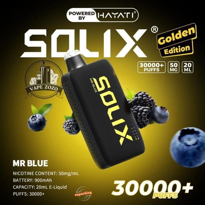 Hayati Solix 30000 Puffs Disposbale MR Blue