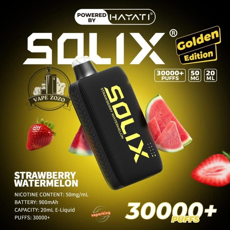 Hayati Solix 30000 Puffs Disposbale Strawberry Watermelon