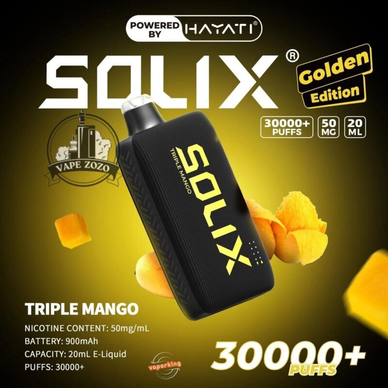 Hayati Solix 30000 Puffs Disposbale Triple Mango