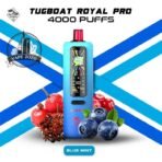 Tugboat Royal Pro 40000 Puffs Blue Mint Disposable Vape In UAE