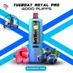 Tugboat Royal Pro 40000 Puffs Blueberry Gum Disposable Vape In UAE