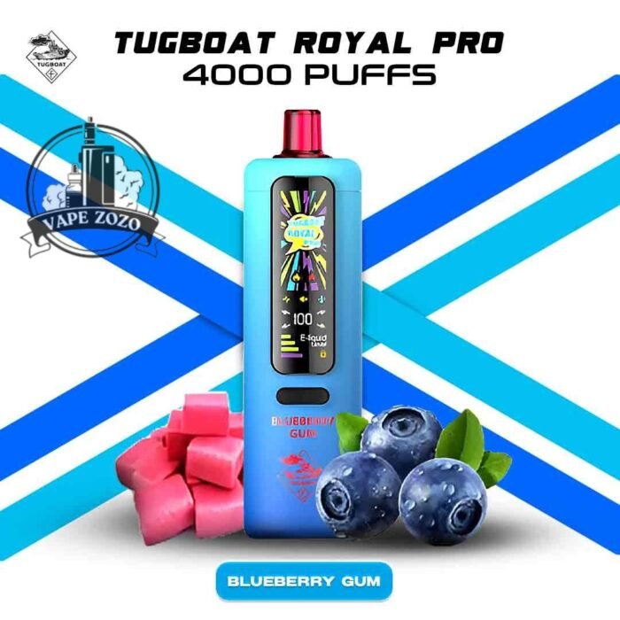 Tugboat Royal Pro 40000 Puffs Blueberry Gum Disposable Vape In UAE