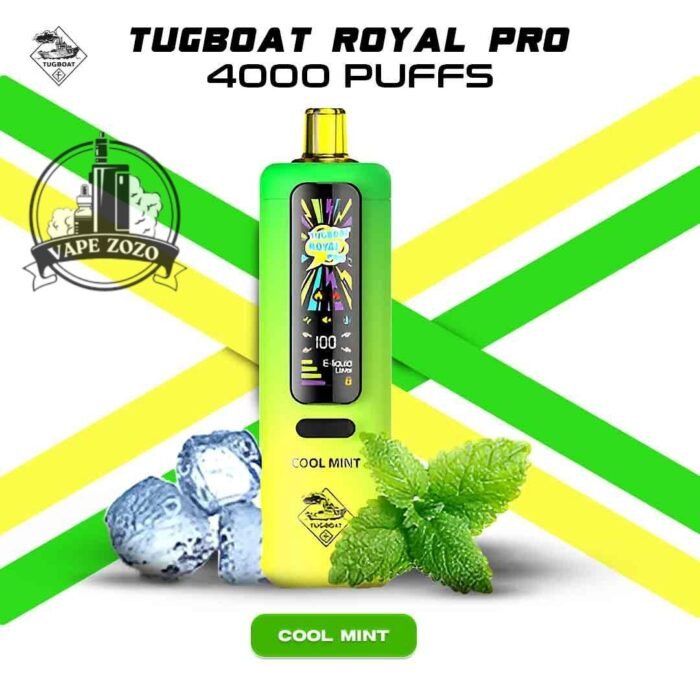 Tugboat Royal Pro 40000 Puffs Cool Mint Disposable Vape In UAE