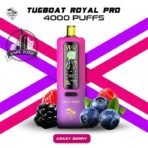 Tugboat Royal Pro 40000 Puffs Crazy Berry Disposable Vape In UAE