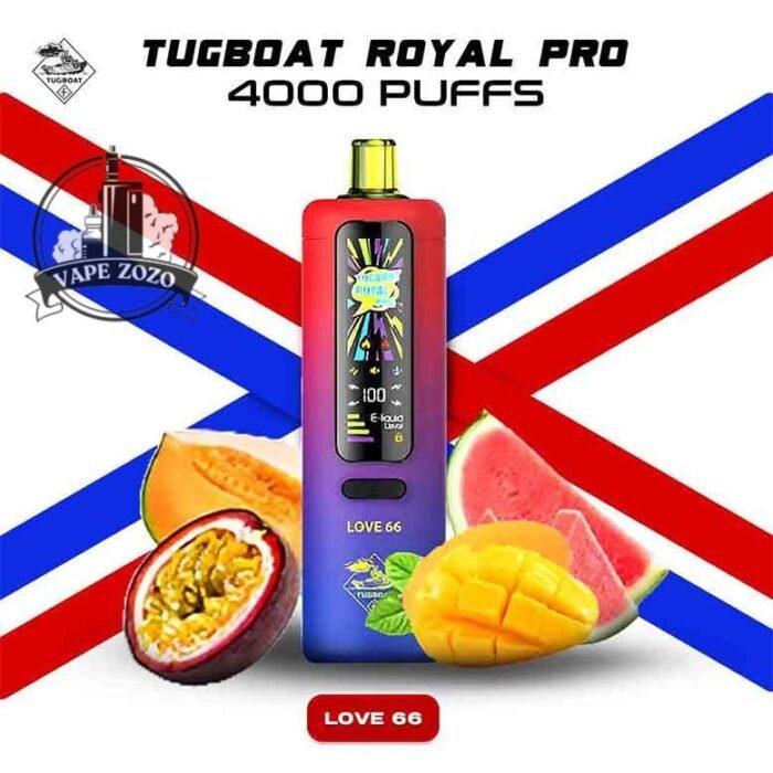 Tugboat Royal Pro 40000 Puffs Love 66 Disposable Vape In UAE