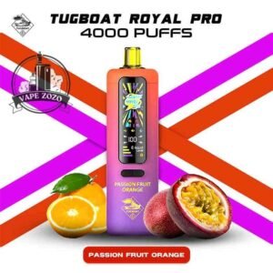 Tugboat Royal Pro 40000 Puffs Passion Fruit Orange Disposable Vape In UAE