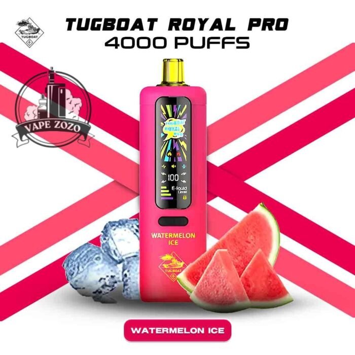 Tugboat Royal Pro 40000 Puffs Watermelon Ice Disposable Vape In UAE