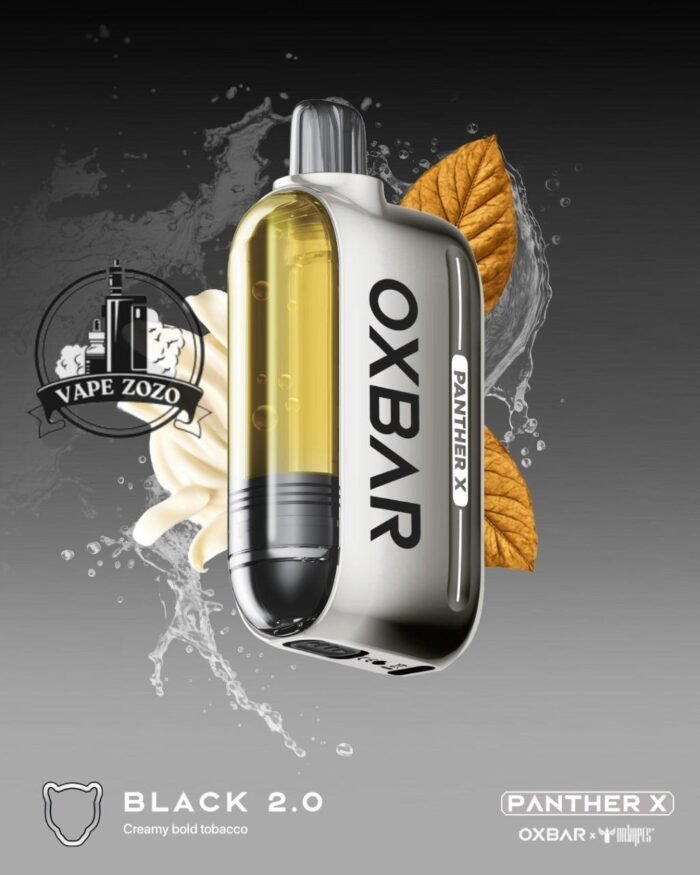 dr vapes oxbar panther x 50000 puffs disposable vape black 20