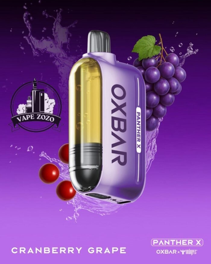 dr vapes oxbar panther x 50000 puffs disposable vape cranberry grape