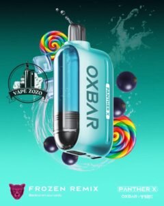 dr vapes oxbar panther x 50000 puffs disposable vape frozen remix