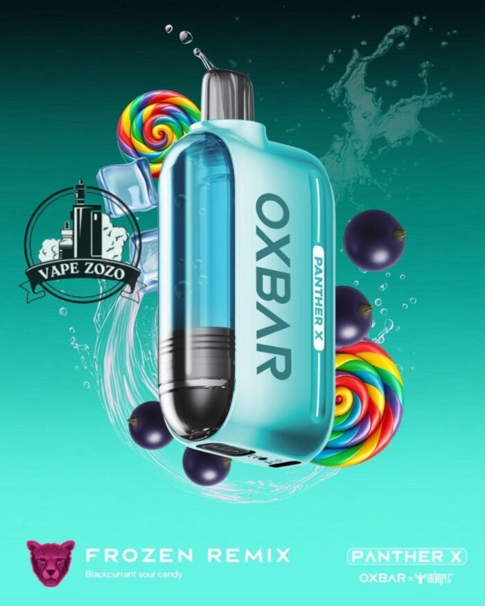 dr vapes oxbar panther x 50000 puffs disposable vape frozen remix