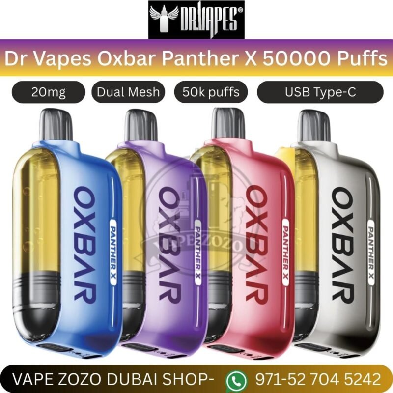 dr vapes oxbar panther x 50000 puffs disposable vape in dubai