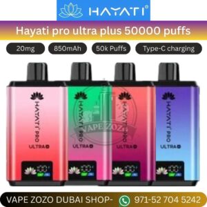 Hayati Pro Ultra Plus 50000 Puffs 20mg Nicotine