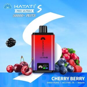 hayati pro ultra plus 50000 puffs cherry berry