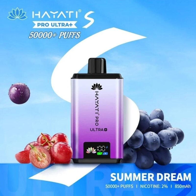 hayati pro ultra plus 50000 puffs summer dream