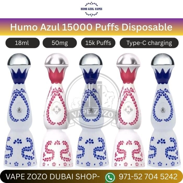 humo azul 15000 puffs disposable vape