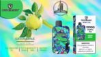 hyperjoy limited edition 10000 puffs disposable vape in uae green apple