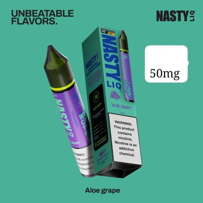 nasty liq 60ml e liquid aloe grape