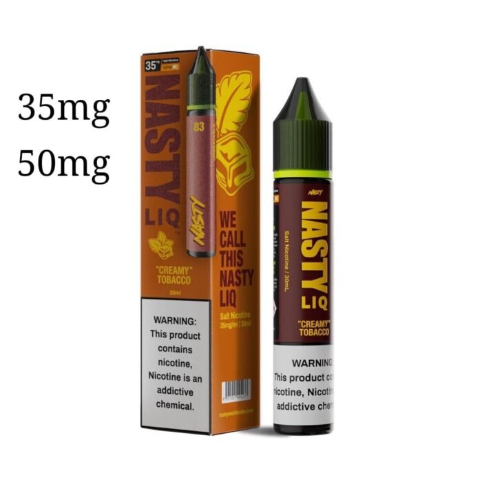 nasty liq 60ml e liquid creamy tobacco