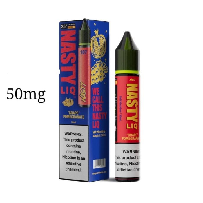 nasty liq 60ml e liquid grape pomegranate