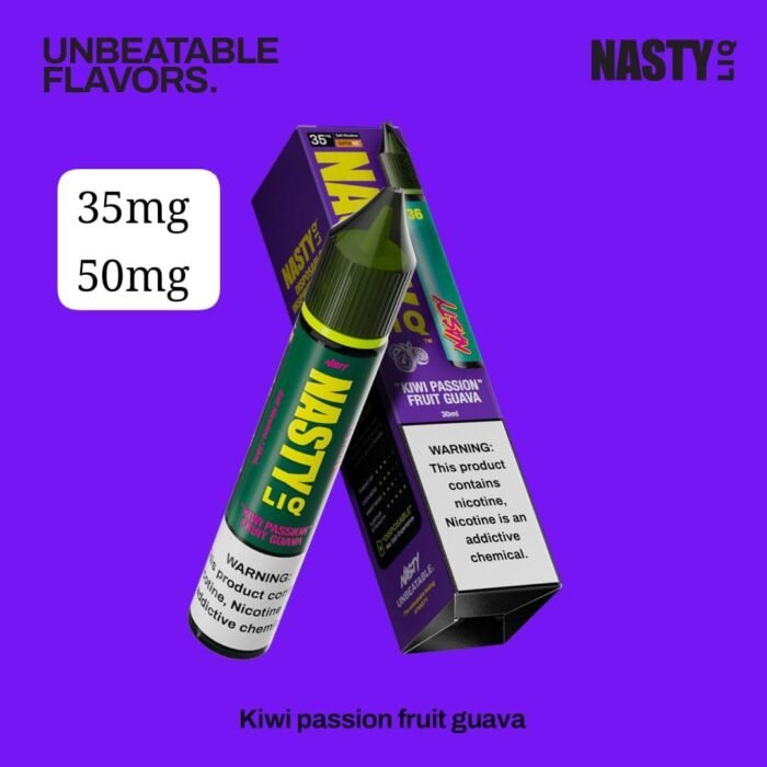 nasty liq 60ml e liquid kiwi passion fruit guava