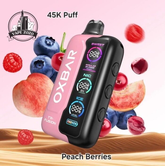 oxbar tri fusion 45000 puffs 50mg nicotine in dubai passion fruit raspberry grape