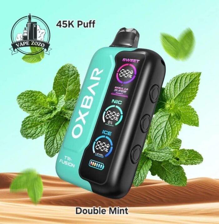 oxbar tri fusion 45000 puffs 50mg nicotine in dubai peach berries