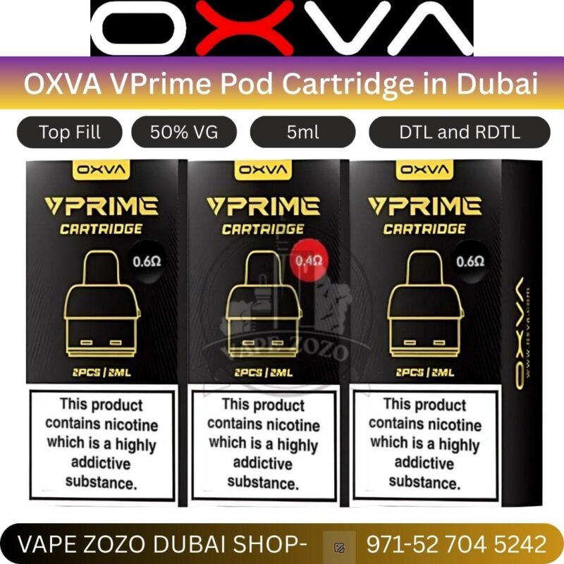 oxva vprime pod cartridge pack of 2 in uae dubai