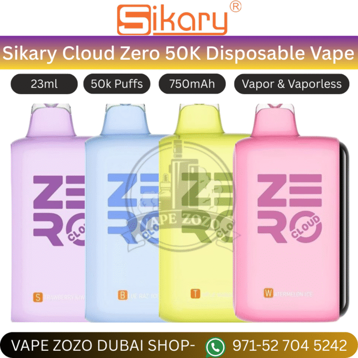 sikary cloud zero 50k disposable vape in dubai