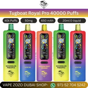 Tugboat Royal Pro 40000 Puffs Disposable Vape In Dubai
