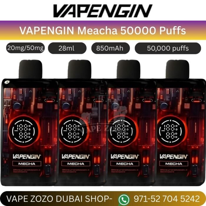 vapengin meacha 50000 puffs disposable vape kit in uae