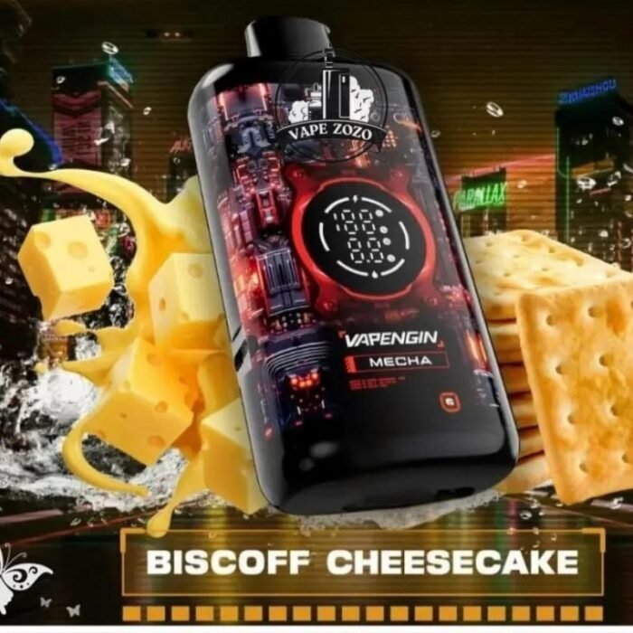 vapengin meacha 50000 puffs disposable vape kit in uae biscoff cheesecake