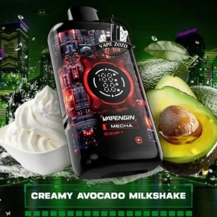 vapengin meacha 50000 puffs disposable vape kit in uae creamy avocado milkshake