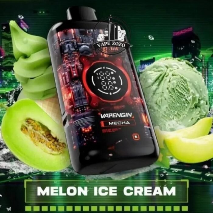 vapengin meacha 50000 puffs disposable vape kit in uae melon ice cream