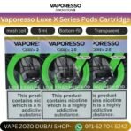 vaporesso luxe x series pods cartridge 5ml dubai