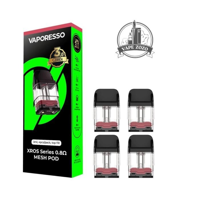 vaporesso xros series pod cartridge 0.8