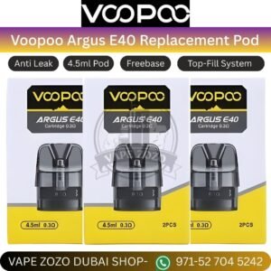voopoo argus e40 replacement pod cartridge