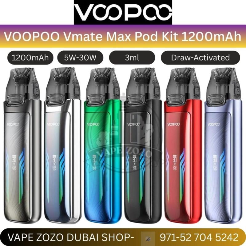 voopoo vmate max pod kit 1200mah in uae