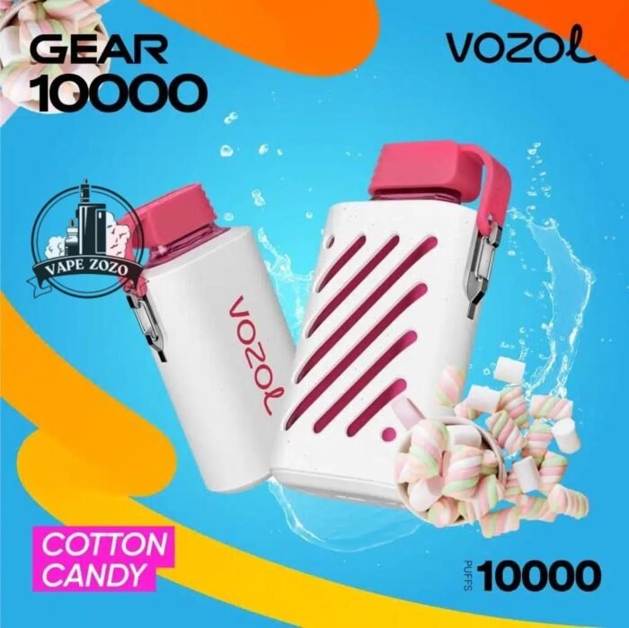 vozol gear 10000 puffs disposable vape in dubai cotton candy