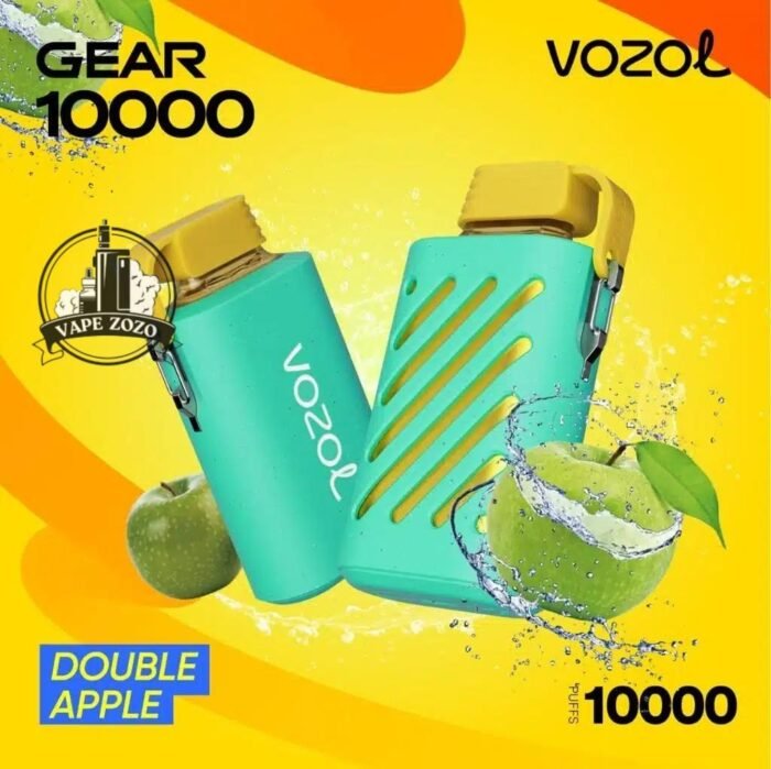 vozol gear 10000 puffs disposable vape in dubai double apple