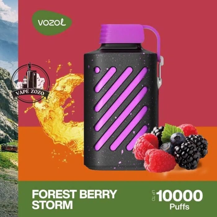 vozol gear 10000 puffs disposable vape in dubai forest berry storm