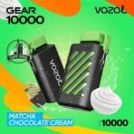 vozol gear 10000 puffs disposable vape in dubai matcha chocolate cream