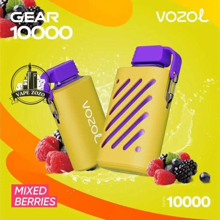 vozol gear 10000 puffs disposable vape in dubai mixed berries