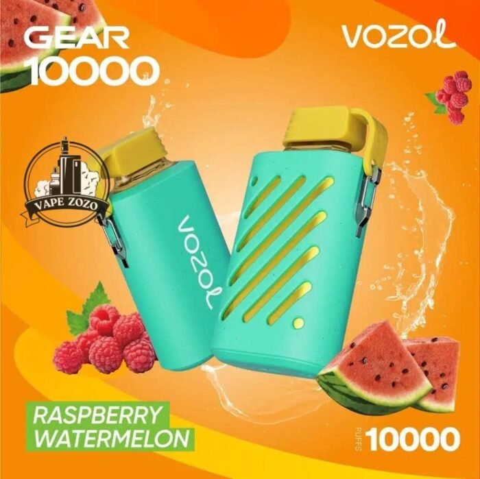 vozol gear 10000 puffs disposable vape in dubai raspberry watermelon