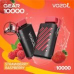 vozol gear 10000 puffs disposable vape in dubai strawberry raspberry