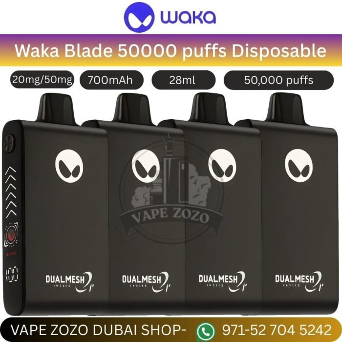 waka blade 50000 puffs disposable vape in dubai